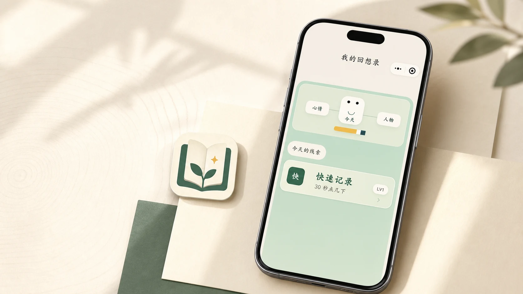 我的回想录：小程序首页